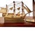 Ship Model in Glass Display Case HMS Bounty Replica Vintage Nautical Decor For Sale In Tulsa - Image 6 of 8