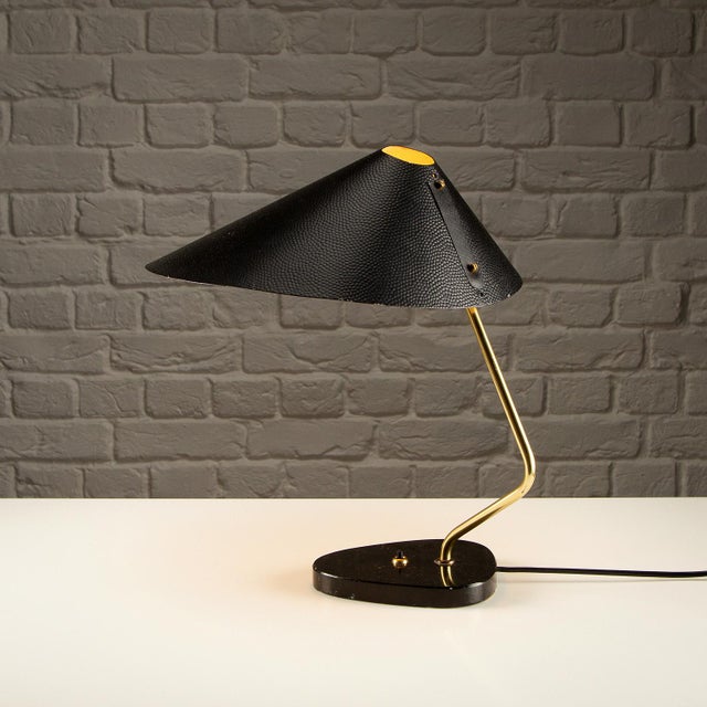 Black Desk Lamp from PGH Elektro, 1950s For Sale - Image 8 of 13