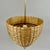 Mid-Century Rattan and Brass Pendant Light, Sweden, 1950s For Sale - Image 6 of 18