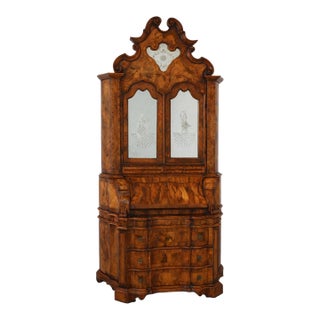 Italian Extremely High Quality Distressed Finish Secretary Desk For Sale