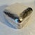 Mid-Century Modern Silver Plate Hand Hammered Lidded Box with Rounded Corners For Sale - Image 3 of 6
