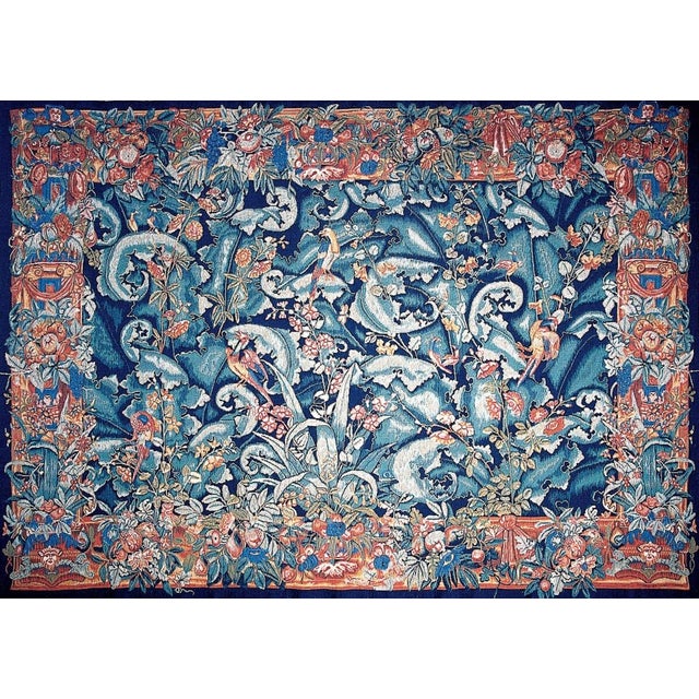 This beautiful tapestry is woven on a jacquard loom by skilled weavers, keeping alive the centuries old tradition of...