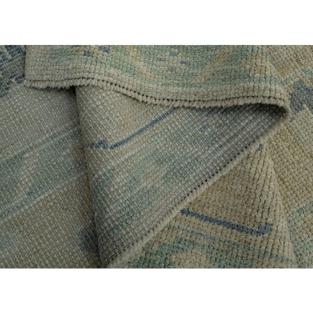 Textile Turkish Oushak Rug 6' x 9'5" #18625 For Sale - Image 7 of 8