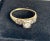 This is part of Chairish’s Fine Jewelry assortment. Edwardian Diamond & 14k Yellow Gold Ring. Ring Size: 6.5 in. Center...