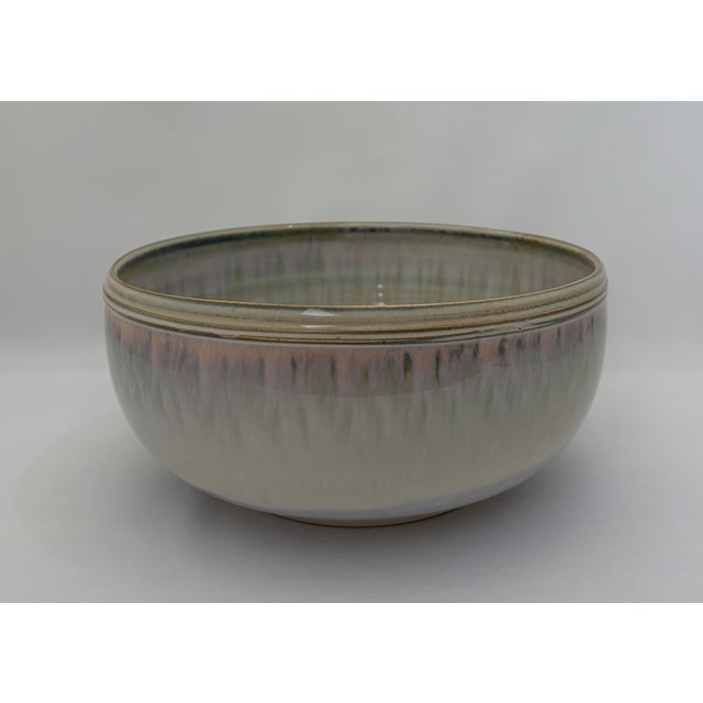 Vintage Don Herron Signed Studio Pottery Bowl – Texas Art Pottery For Sale - Image 4 of 10