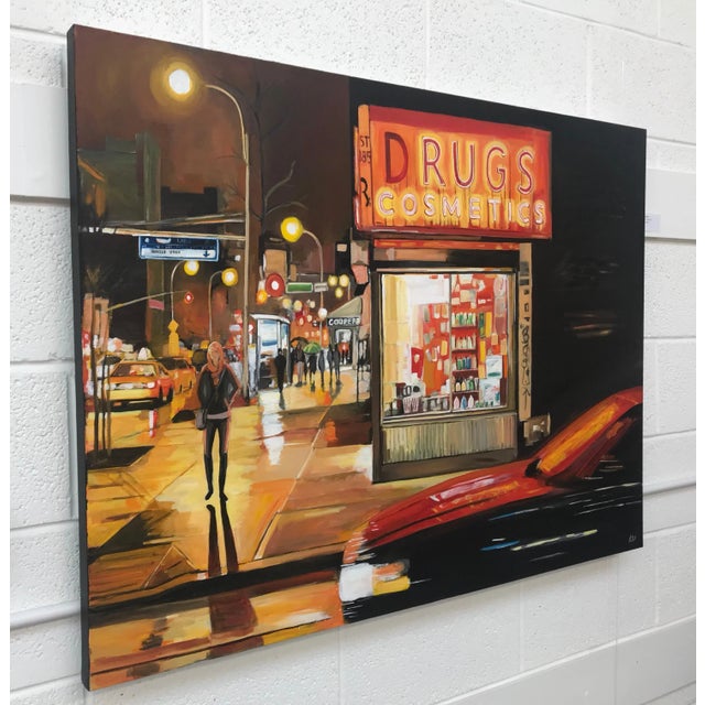 New York Drug Store is a partial homage to Edward Hopper, yet Angela incorporates the New York City of today. The movement...