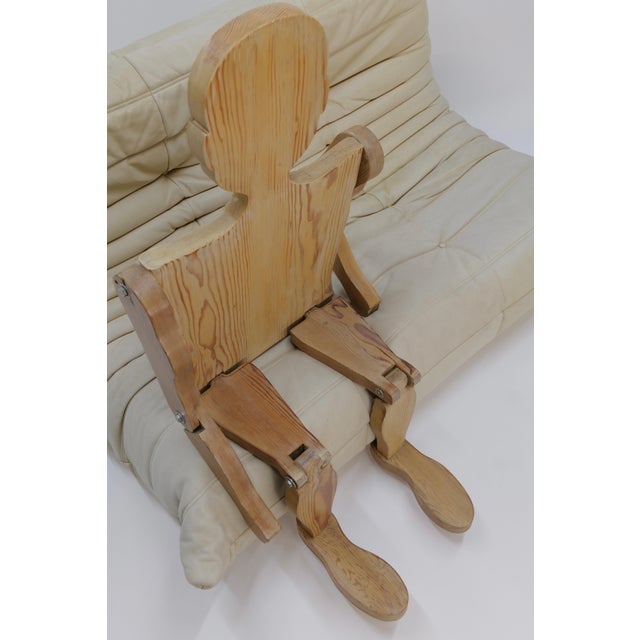 Mid-Century Modern Wooden Articulating Folk Art Mannequin For Sale - Image 10 of 16