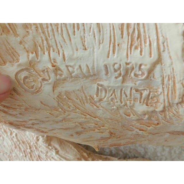 Large 31" Mid-Century Jaru California Art Pottery Life Size Puppy Dog Statue Floor Figurine For Sale - Image 10 of 12