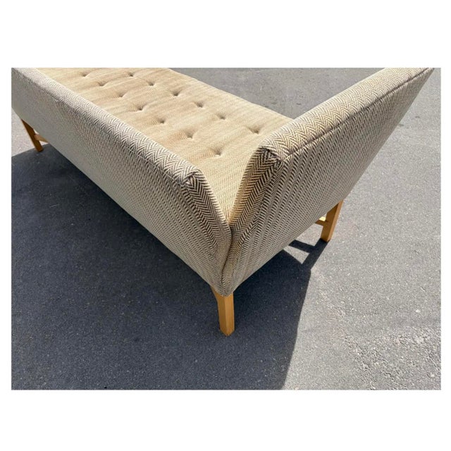 Designer Sofa With X-Base Stretcher For Sale - Image 13 of 16