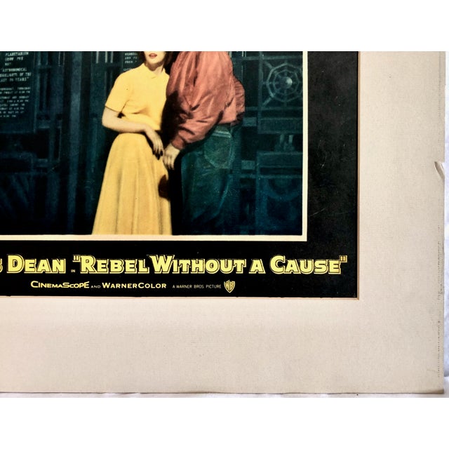 Paper Original Vintage Theater Lobby Card From “Rebel Without a Cause," by Warner Bros. Pictures For Sale - Image 7 of 8