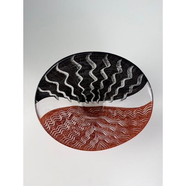 Mid-Century Modern Vintage Art Glass Bowl by Kosta Boda, Sweden, 1990s For Sale - Image 3 of 13