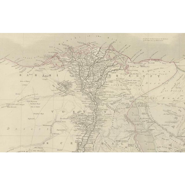 Egypt and Arabia Petraea Nile Map, 1815 For Sale - Image 9 of 10