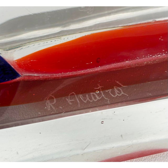 Murano Glass Sculpture After Picasso by Renato Anatra, Signed C1980 For Sale - Image 12 of 13