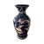 Chinoiserie Mid-Century Repoussé Enamel on Hammered Copper Vase For Sale - Image 3 of 7