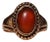 The Benson: Antique Carnelian Ring in Yellow Gold For Sale