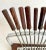 Mid 20th Century Mid-Century Modern Rosewood Appetizer Sticks - Set of 13 For Sale In Los Angeles - Image 6 of 7