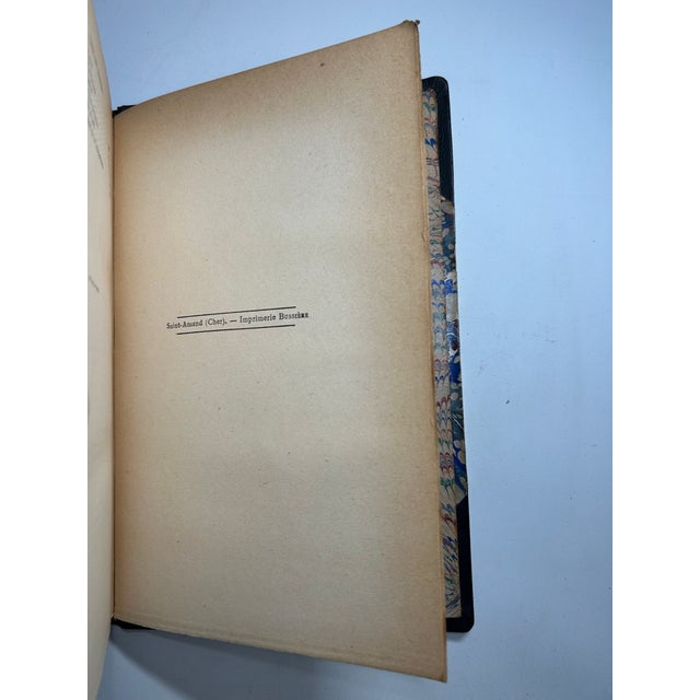 Blue 1910s Leather Octavo, Selma Lagerlöf's La Légende De Gösta Berling - 1 Book For Sale - Image 8 of 9