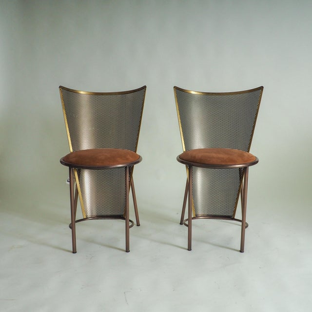 Vintage Sevilla Expo 92 Chairs by Frans Van Praet for Belgochrom, 1992, Set of 2 For Sale - Image 15 of 15