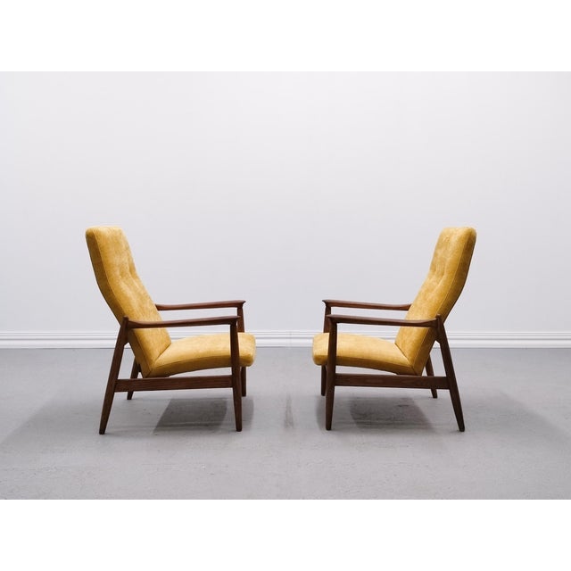 Vintage Lounge Chair by Edmund Homa for Gościcińskie Fabryki Mebli, 1960s For Sale - Image 13 of 15