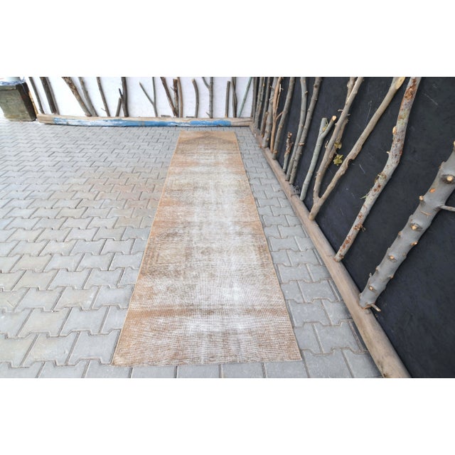 1920s Vintage Turkish Runner-2′9' × 11′6″ For Sale - Image 4 of 11