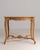 Wood 1880-1889 France Weathered Whitewash Carved Cerused Oak Console For Sale - Image 7 of 11