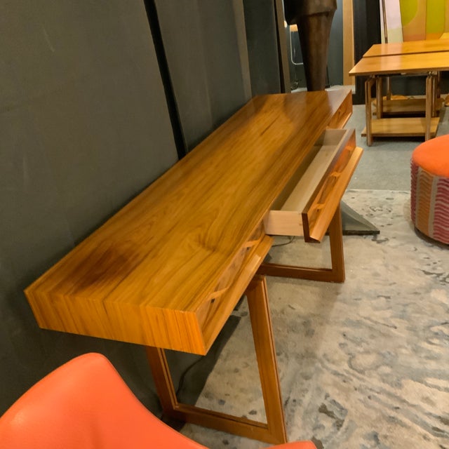 Art Deco David Linley Helix Console With Drawer For Sale - Image 3 of 6