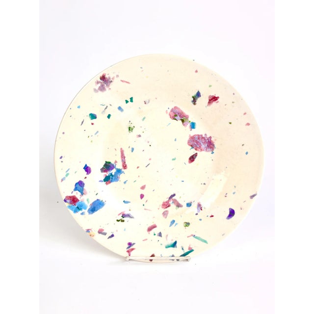 An incredible set of 10 plates from New York artist Lyn Evans. These hand-made and hand-painted plates were available to...