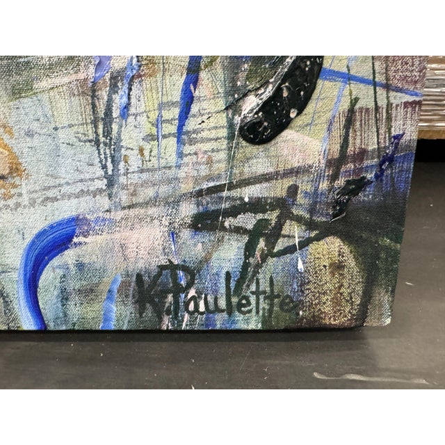 A River Run by Kent Paulette Equestrian Horse Paintings, Big Sky Chic, Modern Cowboy, Western Yellowstone Aesthetic For Sale - Image 4 of 9