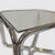 Milo Baughman Vintage Chrome Tube Mid Century Modern Side Table For Sale - Image 4 of 7