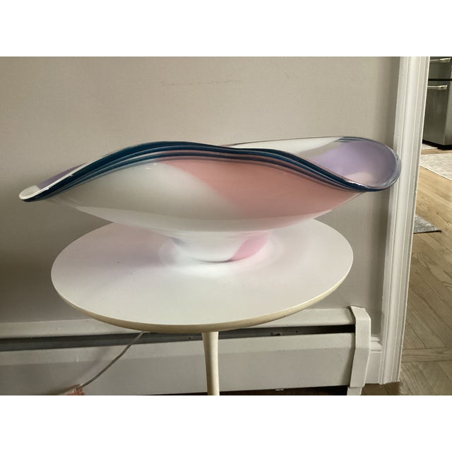 Coastal Stunning Nicholson Wave Series Bowl by Rick and Janet Nicholson For Sale - Image 3 of 11