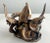 Gold 1980s Modern Bronze & Murano Glass Centerpiece, Venturi Arte Foundry, #21/500 For Sale - Image 8 of 11
