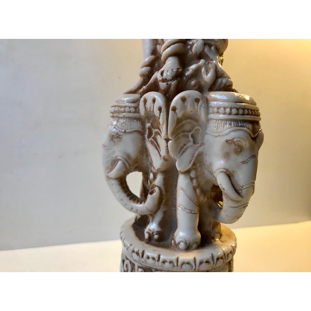 Vintage Faux Ivory Opium Table, 1960s For Sale - Image 6 of 14