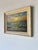 1970's Vintage Sunset Coastal Seascape Oil Painting by Fran S — Framed For Sale - Image 4 of 11