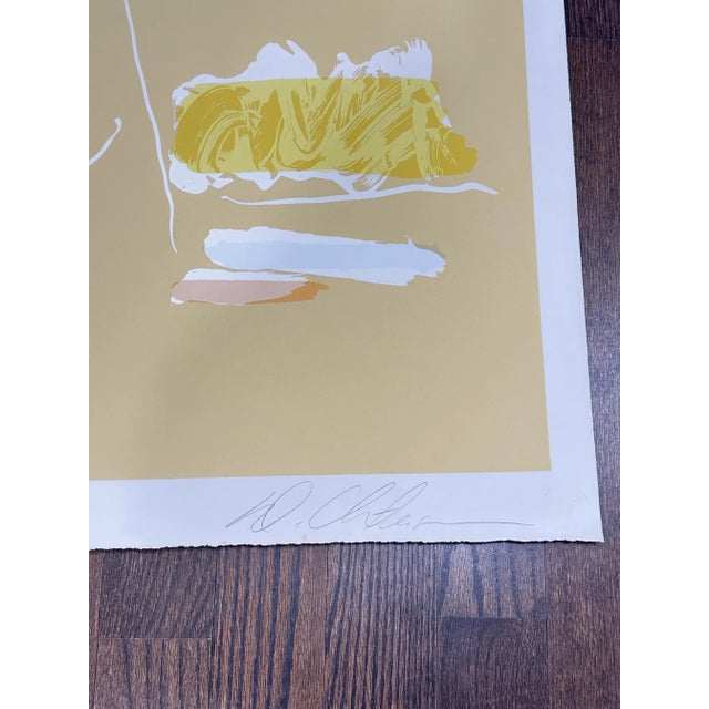 Abstract Dan Christensen "Veeda" Original Signed Print 1979 For Sale - Image 3 of 4