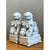 Vintage Blanc De Chine Porcelain Foo Dogs - Pair For Sale - Image 4 of 12
