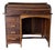 Antique Early 20th Century Solid Wood Roll Top Desk With Drawers & Interior Organizer For Sale