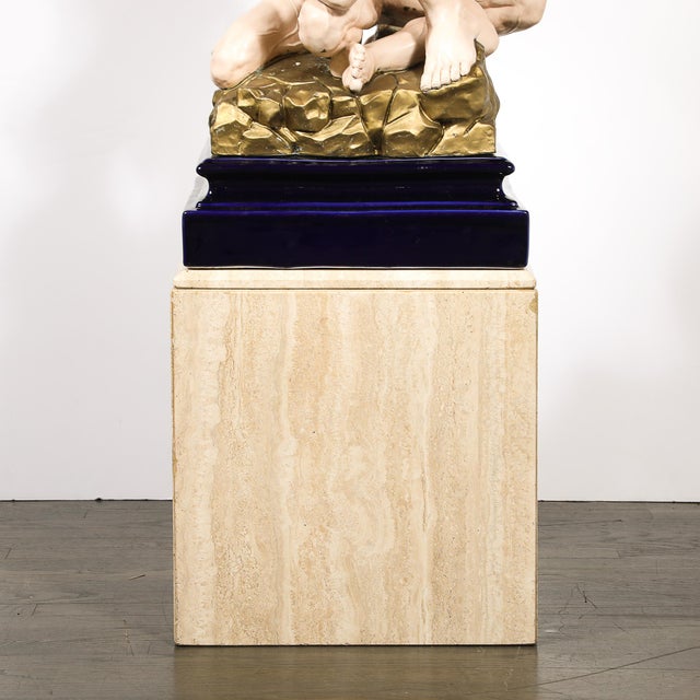 Early Neo-Classical Meissen Porcelain Sculpture of Samson & the Phillistines For Sale - Image 12 of 18