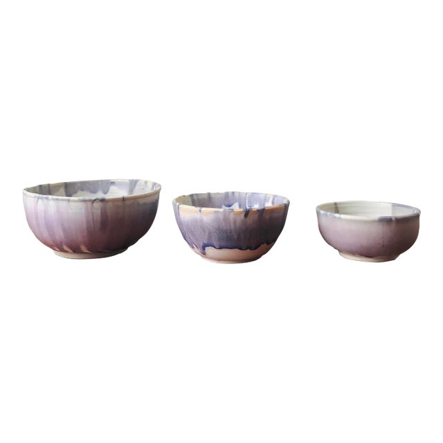 A Trio of Signed Marian Dalton Nesting Bowls For Sale