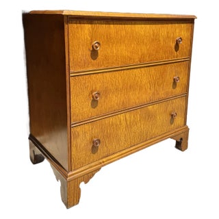 American Federal Tiger Maple Commode For Sale