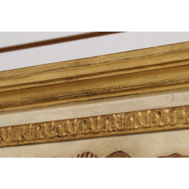 French Louis XV Style Trumeau Decorator Mirror For Sale - Image 10 of 16