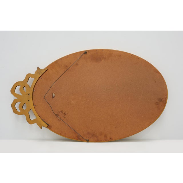20th Century Louis XVI Mirror in Gilded Wood, France, 1950s For Sale - Image 10 of 11