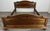 Vintage French Style King Size Bed Frame in Oak For Sale - Image 13 of 13