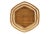 Hexagonal Woven Basket, 20" For Sale
