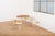 Table Set with White Metal Frame and Plywood Tabletop For Sale - Image 13 of 16