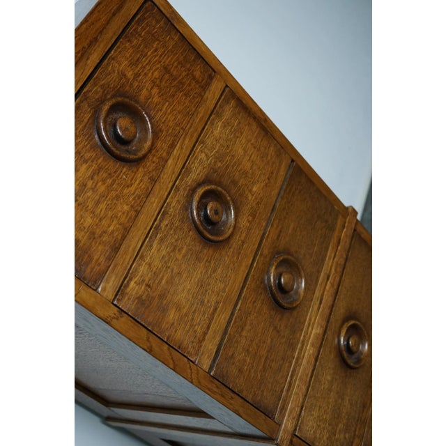 English Oak Apothecary Cabinet, 1930s For Sale - Image 3 of 13