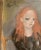 Bruno Paoli "Personages" Original Italian Modern Figurative Portrait, 20th Century Florence Italy Fine Art Painting, Oil on Canvas, 22.5x22.5" For Sale - Image 4 of 8