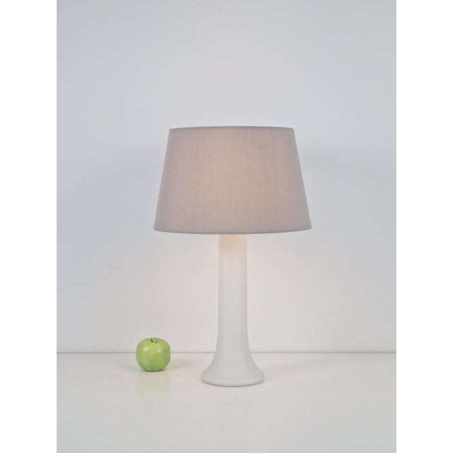 Vintage Glass Table Lamp by U. & O. Kristiansson for Luxus Vittsjö, Sweden, 1969 For Sale - Image 6 of 10