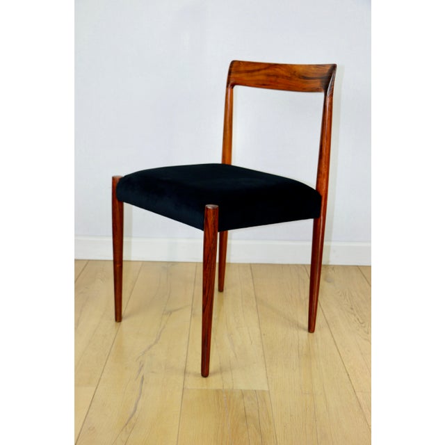 1970s Vintage German Black Chairs from Lübke, 1970s, Set of 4 For Sale - Image 5 of 17