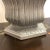 Traditional Vintage Italian Grey Ceramic Vase With Lid and Fluted Design For Sale - Image 3 of 12