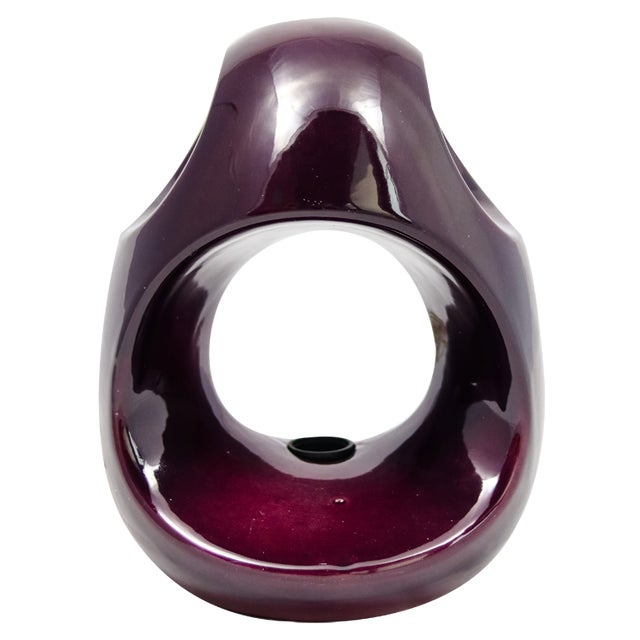 Model 4111 Lamp in Glazed Ceramic from Beit Hayotser LTD, Israel, 1970s For Sale